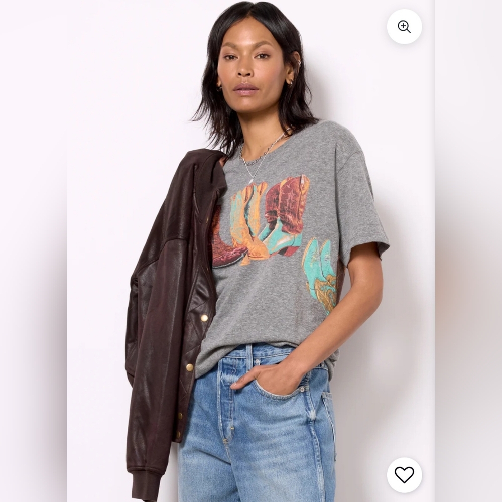 NWOT Daydreamer Kick Your Boots Off Tee